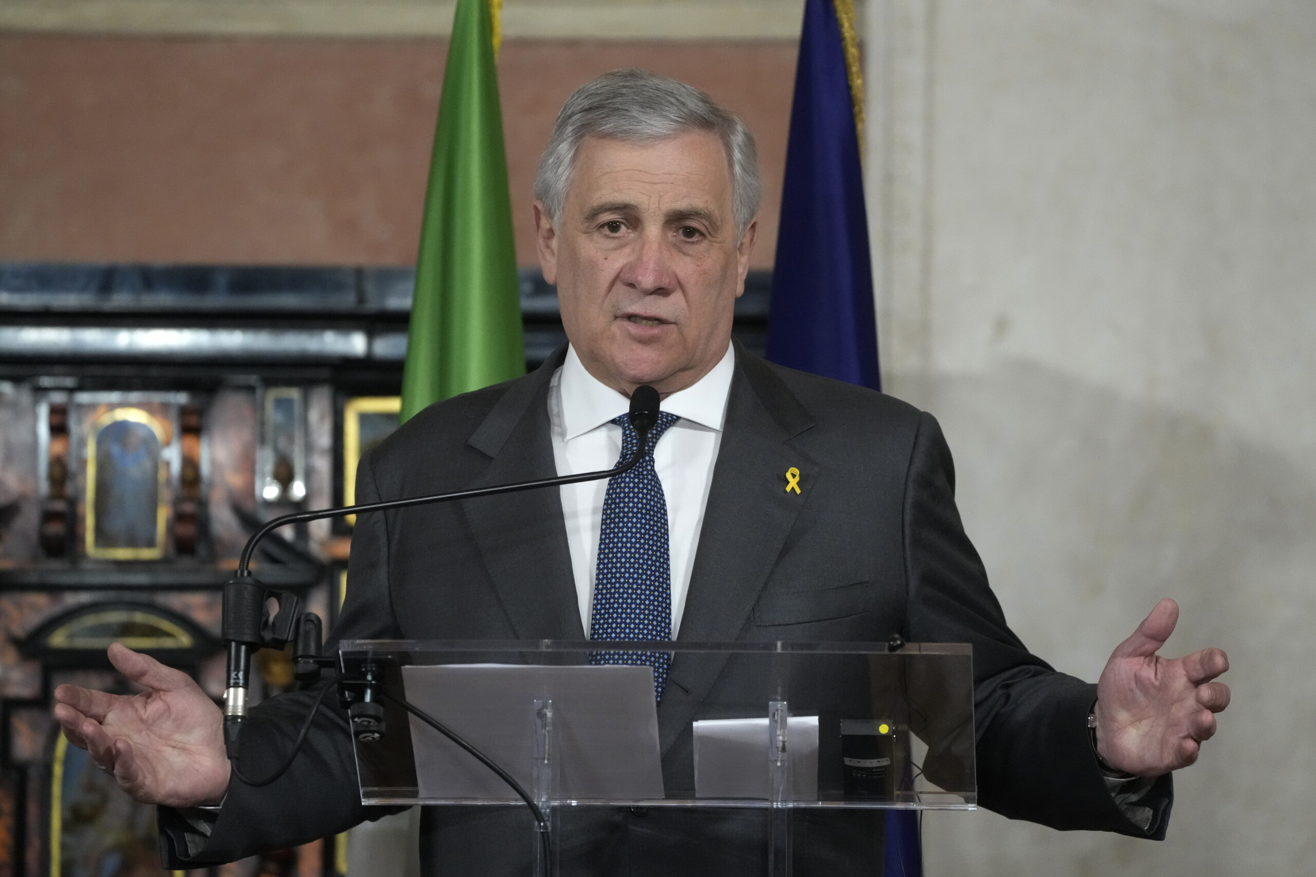 moyen orient tajani demain je serai en israel et a ramallah pour soutenir la paix scaled