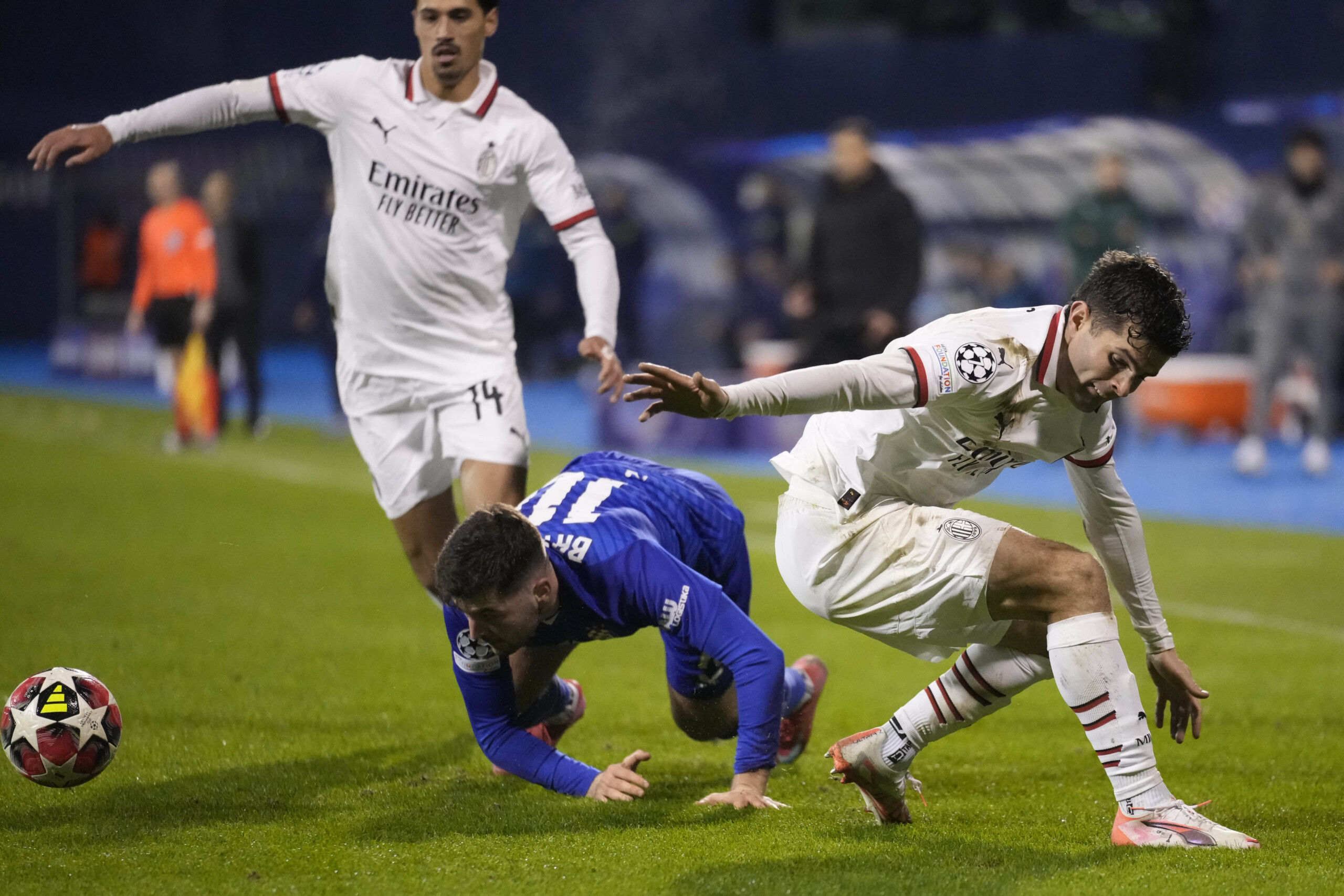 ligue des champions dinamo zagreb milan 2 1 seulement les barrages pour les rossoneri scaled