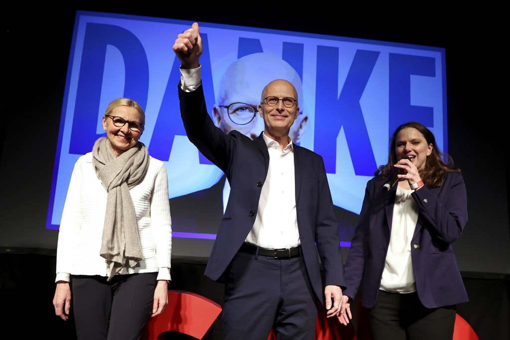 allemagne sondages de sortie des urnes le spd remporte les elections de hambourg avec 335 des