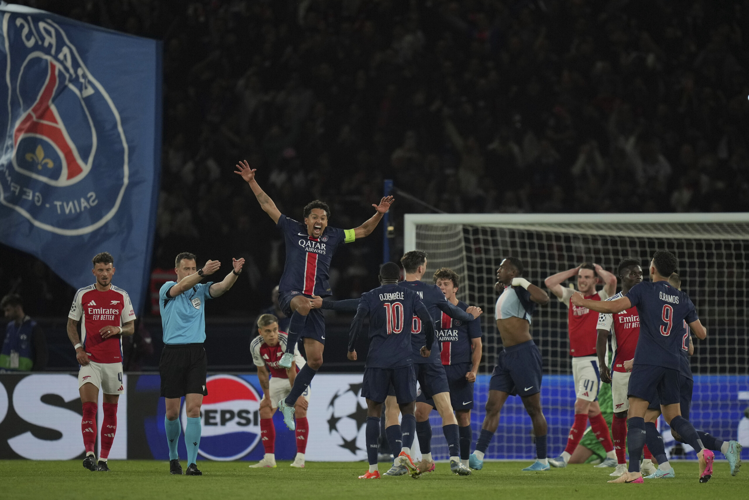 ligue des champions le psg rejoint linter en finale apres avoir battu arsenal 2 1 scaled