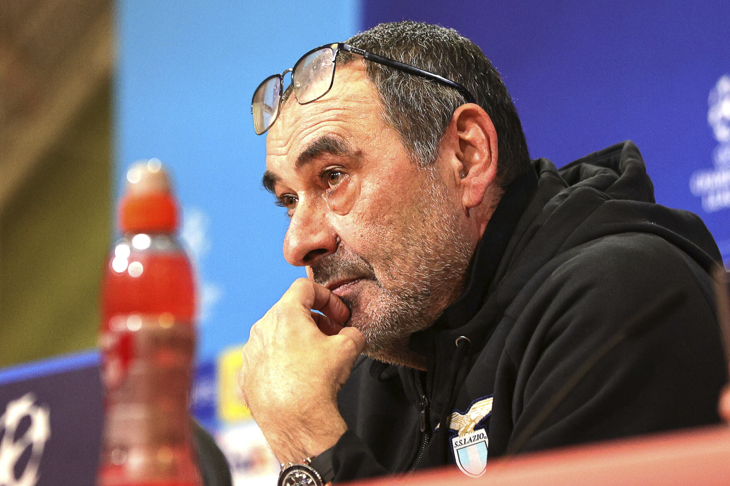 lazio confrontation sarri lotito lentraineur confirme son engagement envers le club scaled
