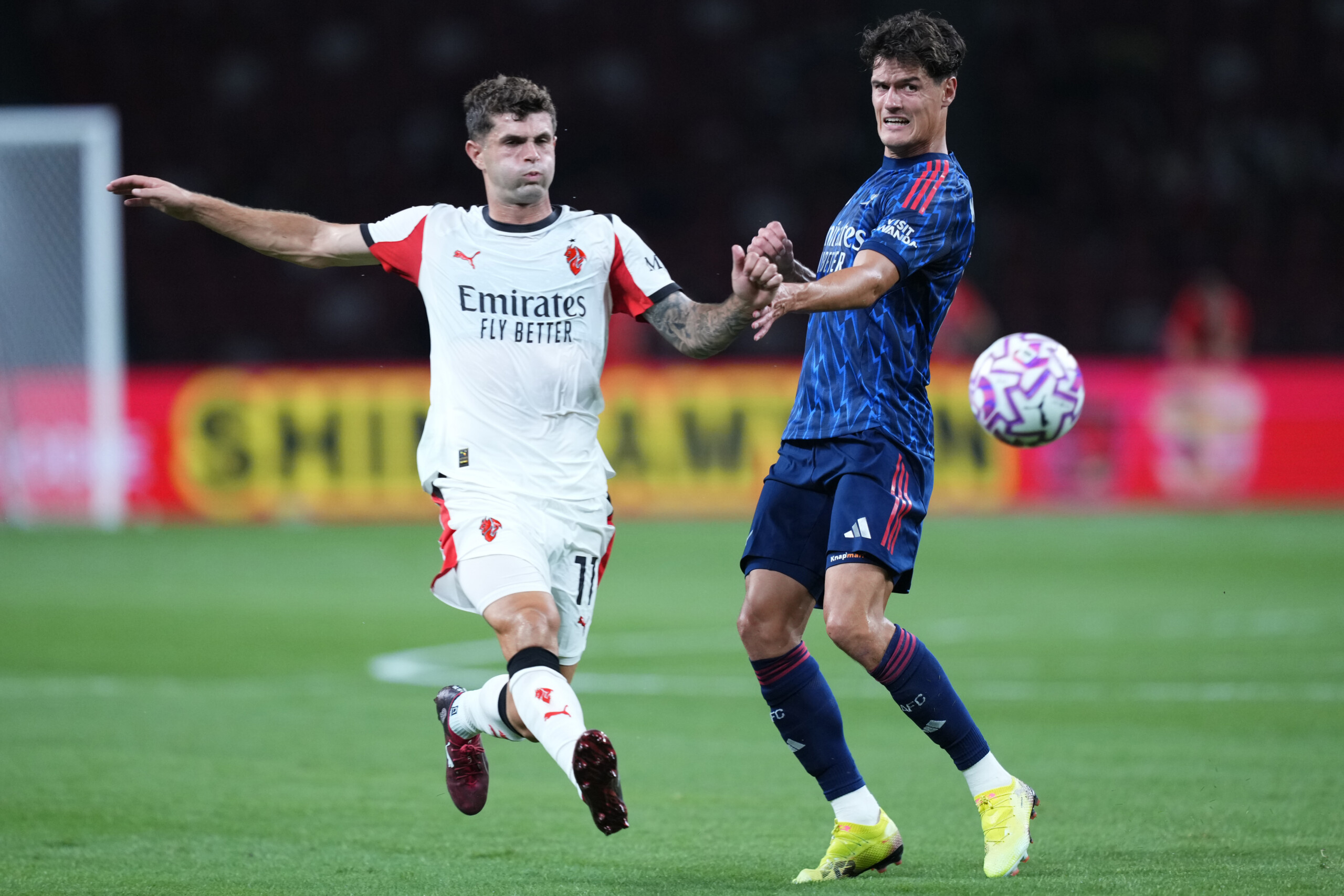 arsenal milan 1 0 en match amical saka gache les debuts dallegri scaled