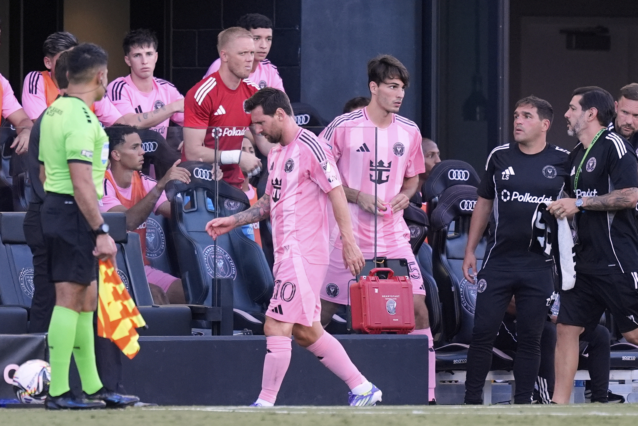 football inter miami legere blessure musculaire pour messi