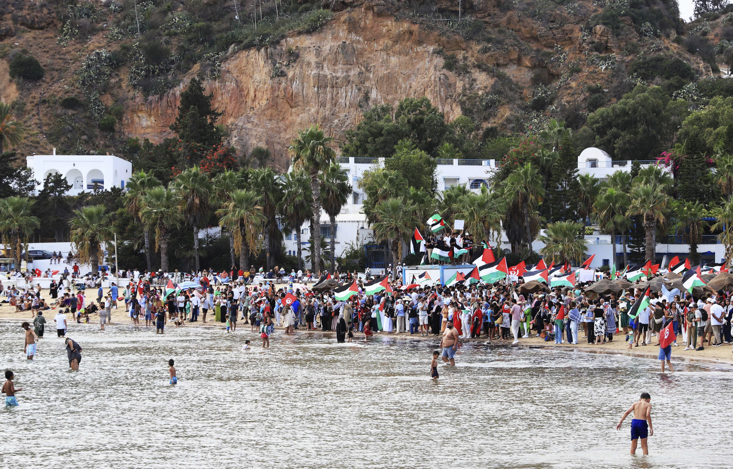 moyen orient la flottille global sumud arrive en tunisie scaled