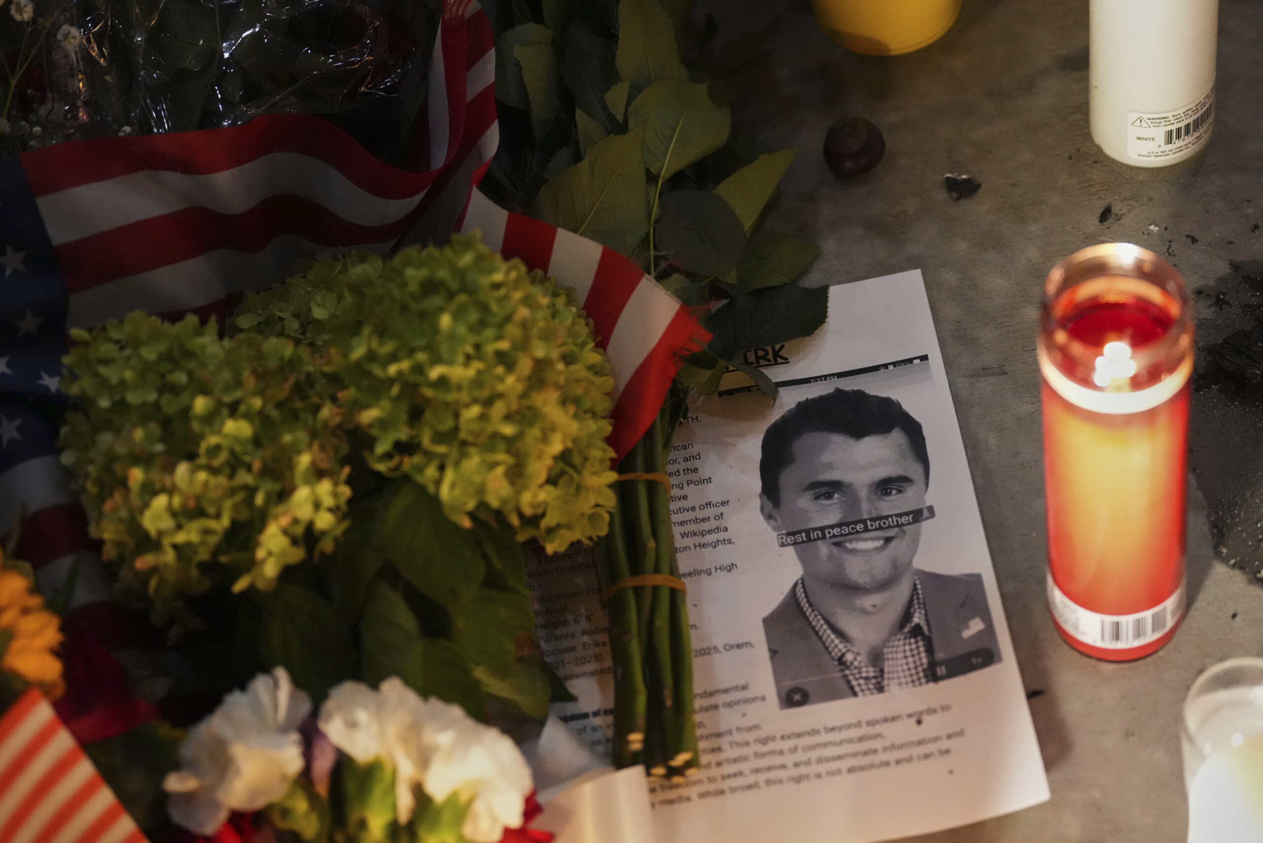 charlie kirk suspecte detre le meurtrier arrete a 400 km du lieu du crime scaled