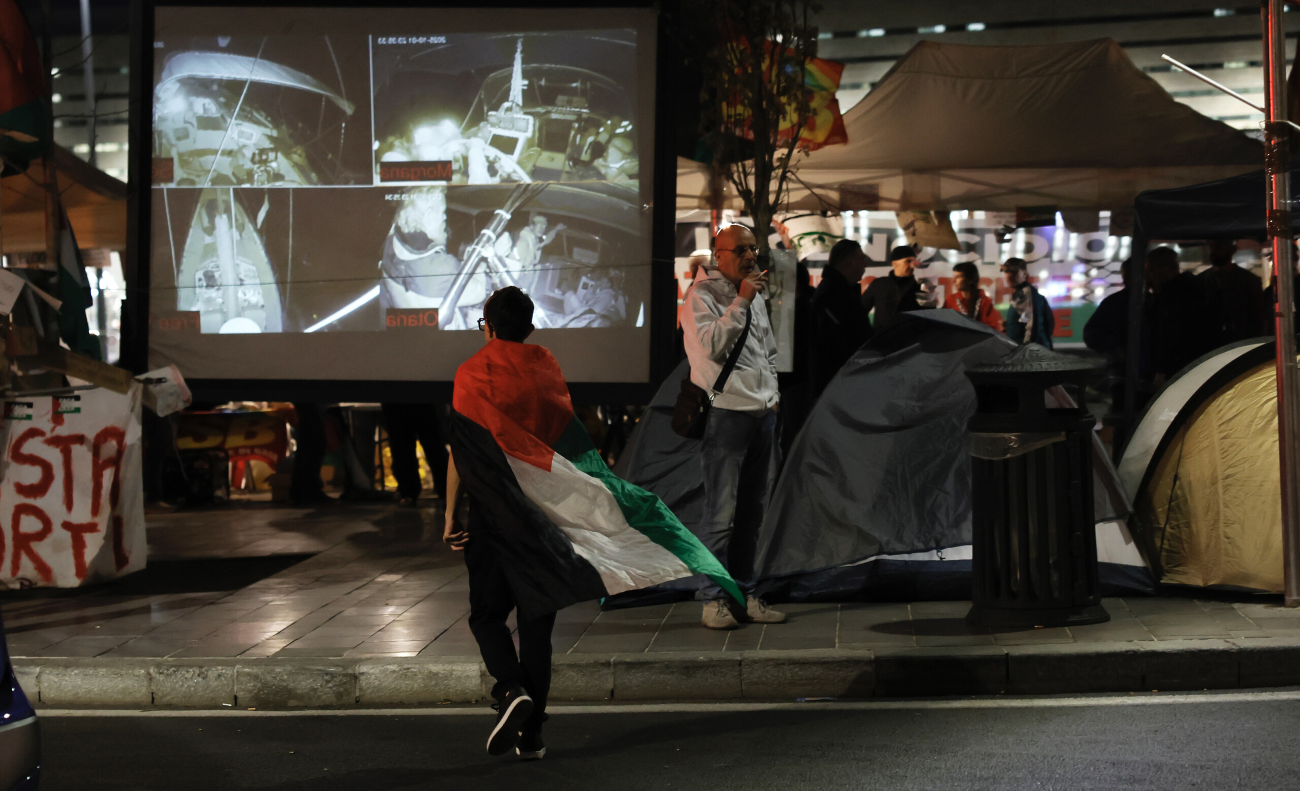 flottille militants agression israelienne tous sains et saufs a bord plus de 200 personnes arretees scaled