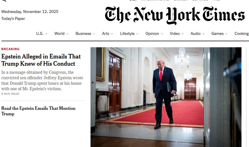 etats unis epstein dans un e mail trump a passe des heures chez moi avec une fille