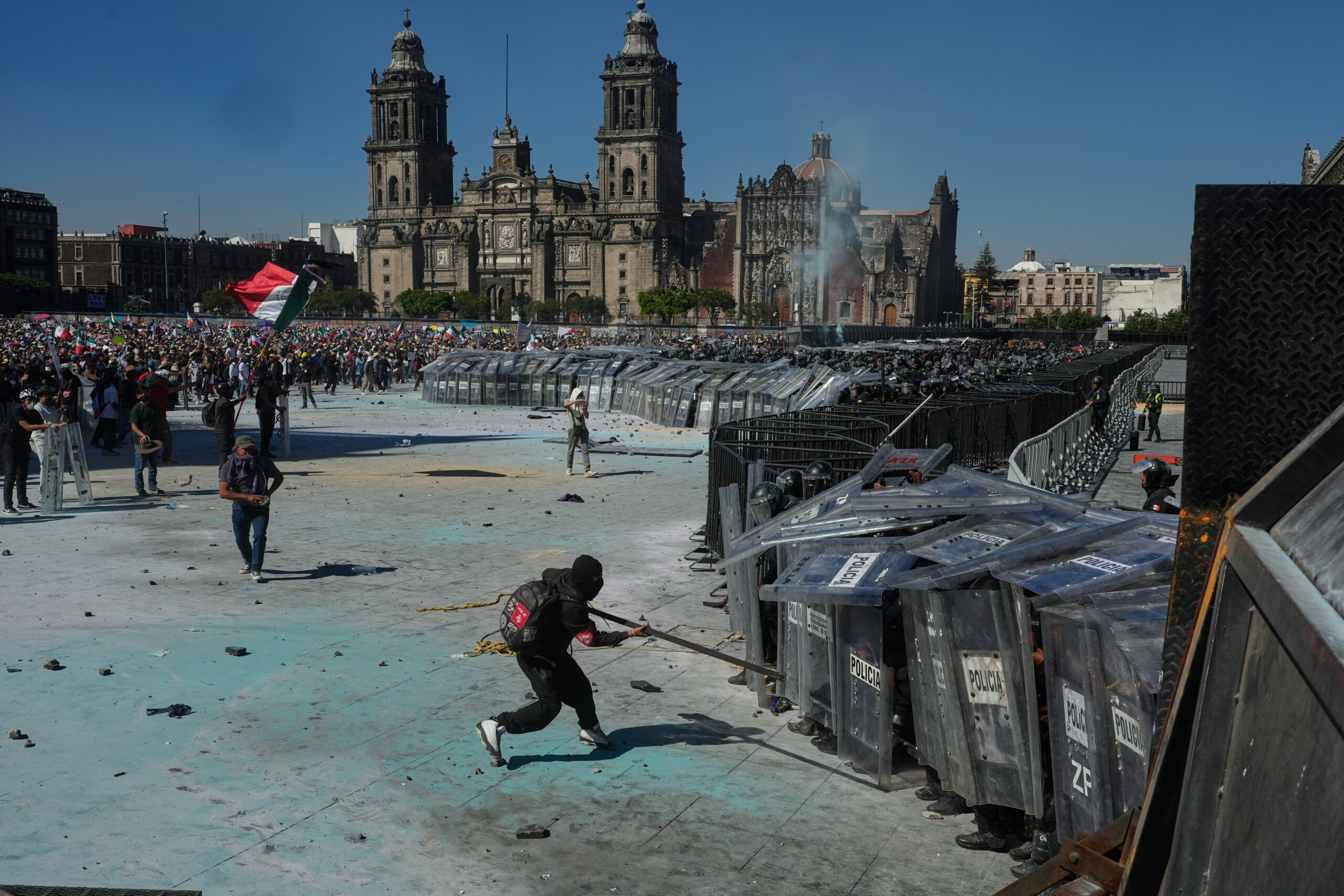 Mexique : affrontements lors d'une manifestation de protestation « Génération Z » 1 mexique affrontements lors dune manifestation de protestation generation z scaled