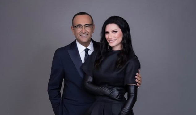 sanremo conti annonce laura pausini coanimatrice du festival