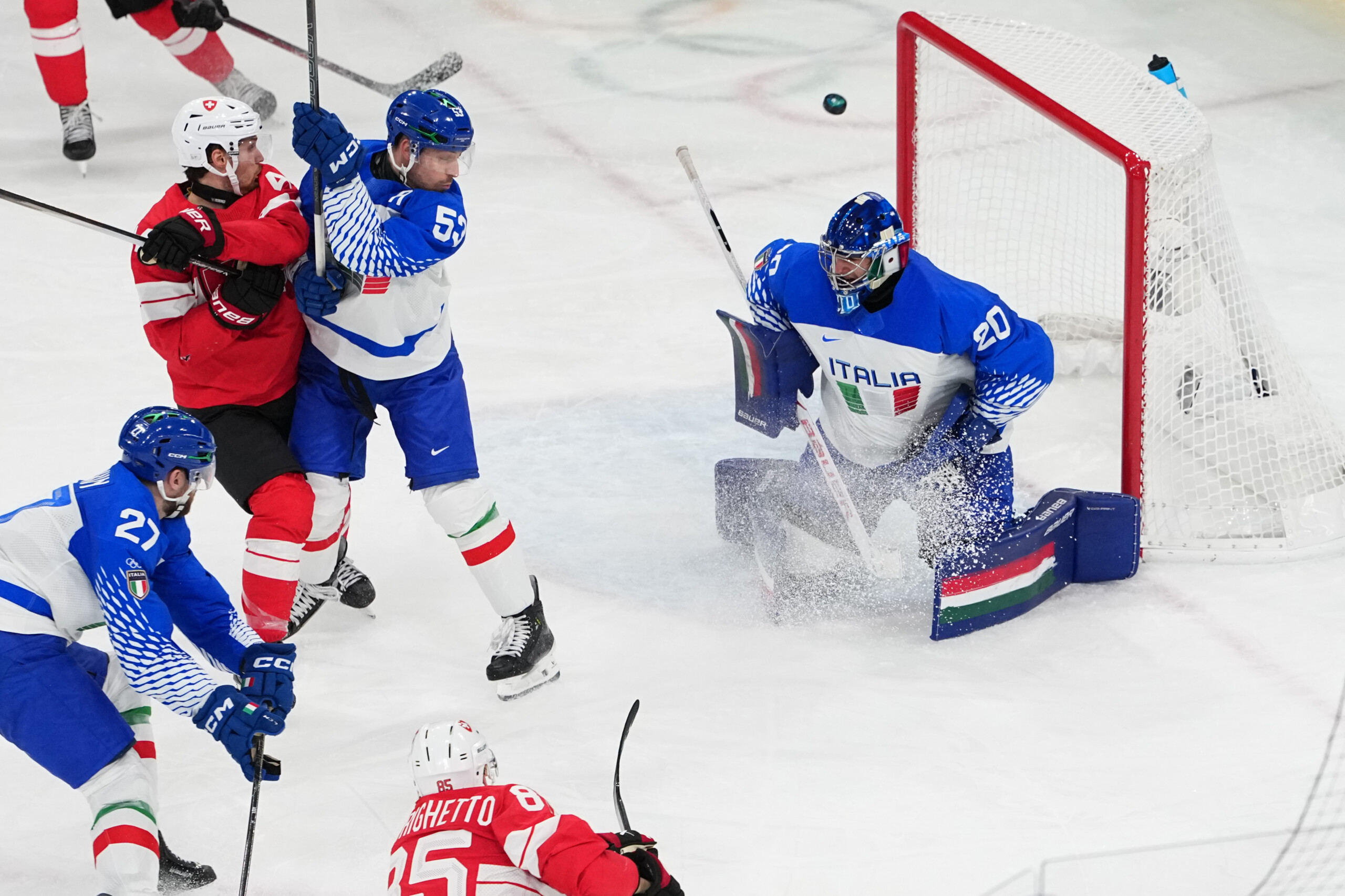 milan cortina hockey defaite 3 0 pour litalie la suisse en quarts de finale contre la finlande scaled