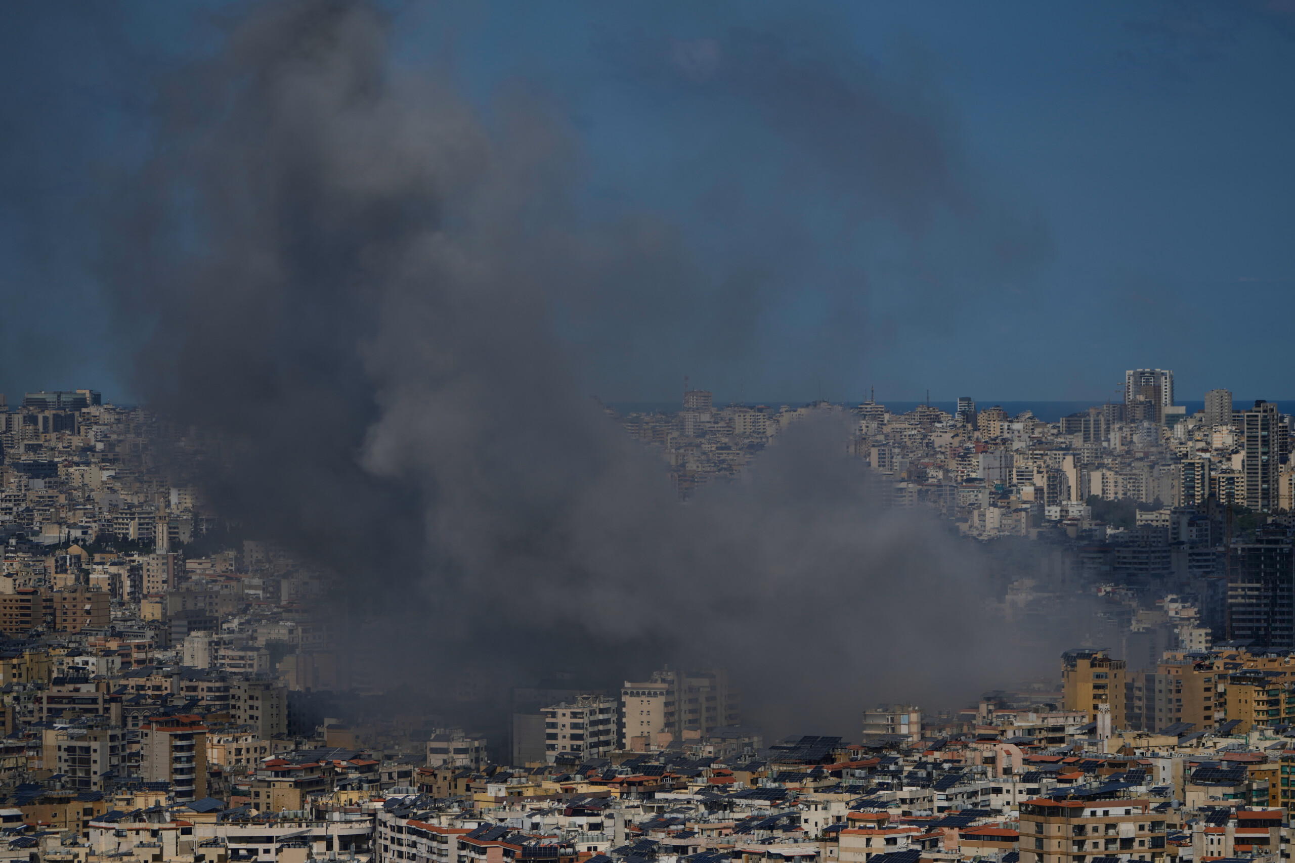 iran larmee israelienne annonce une nouvelle vague de raids sur la banlieue sud de beyrouth scaled