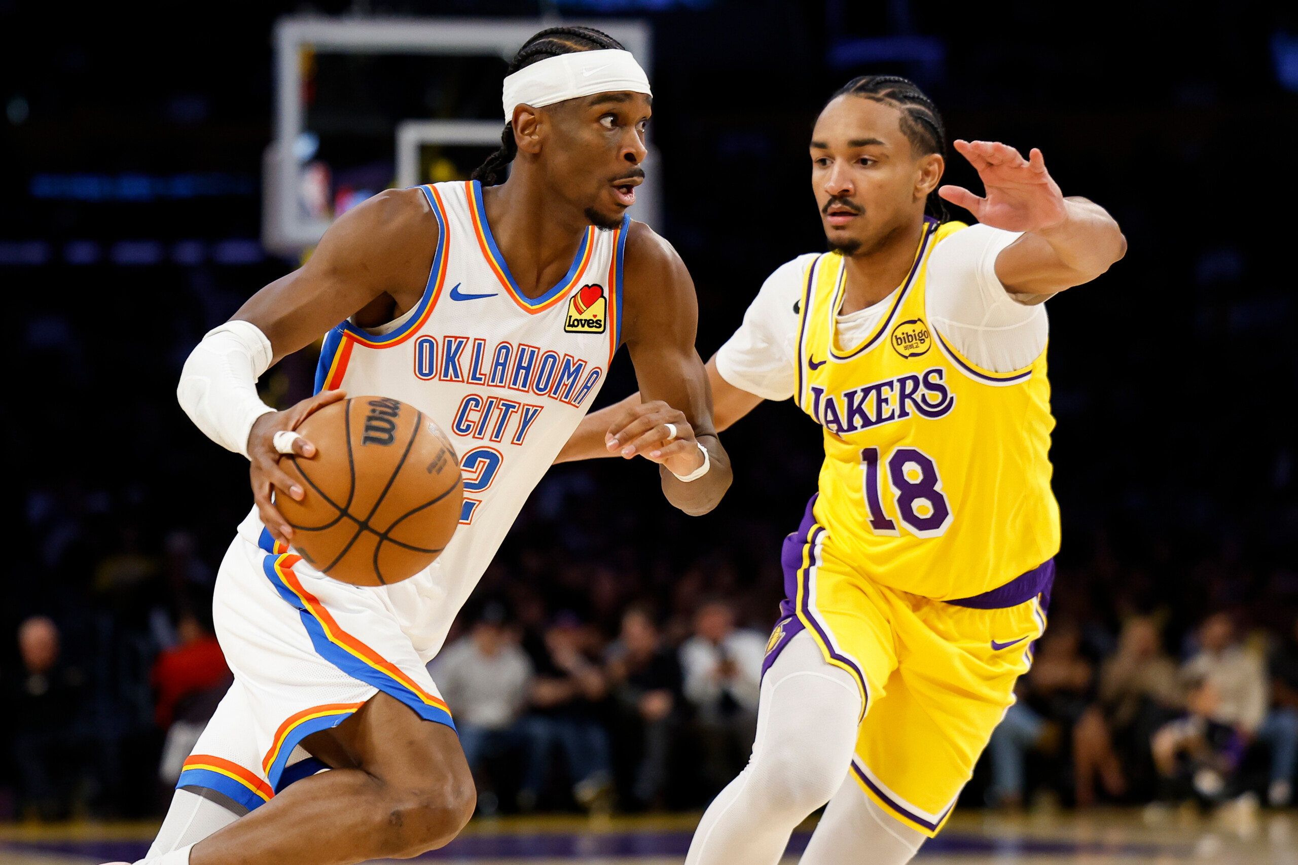 nba les lakers perdent contre oklahoma malgre labsence de lebron james au repos scaled