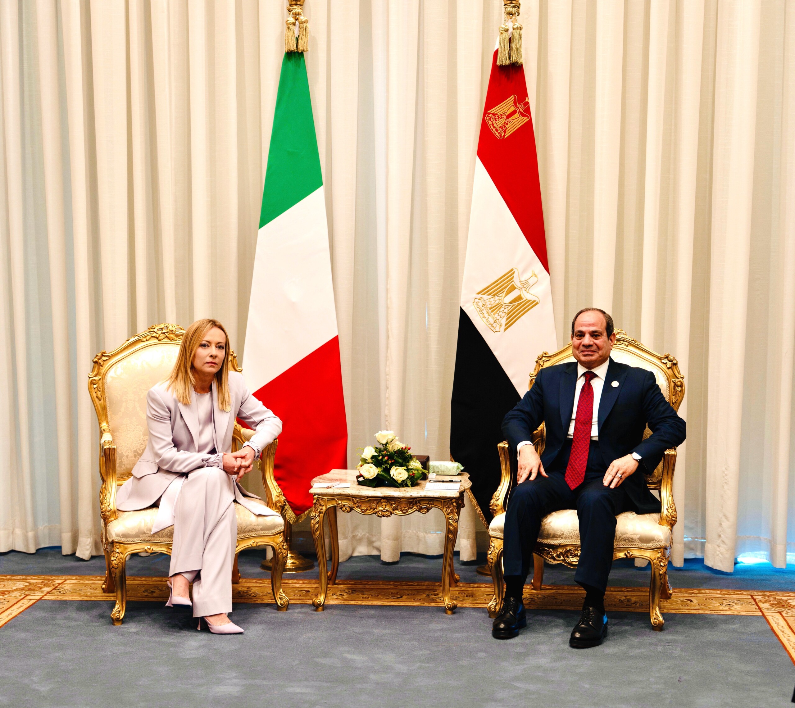 iran meloni sentretient avec al sissi soutien au processus de negociation scaled