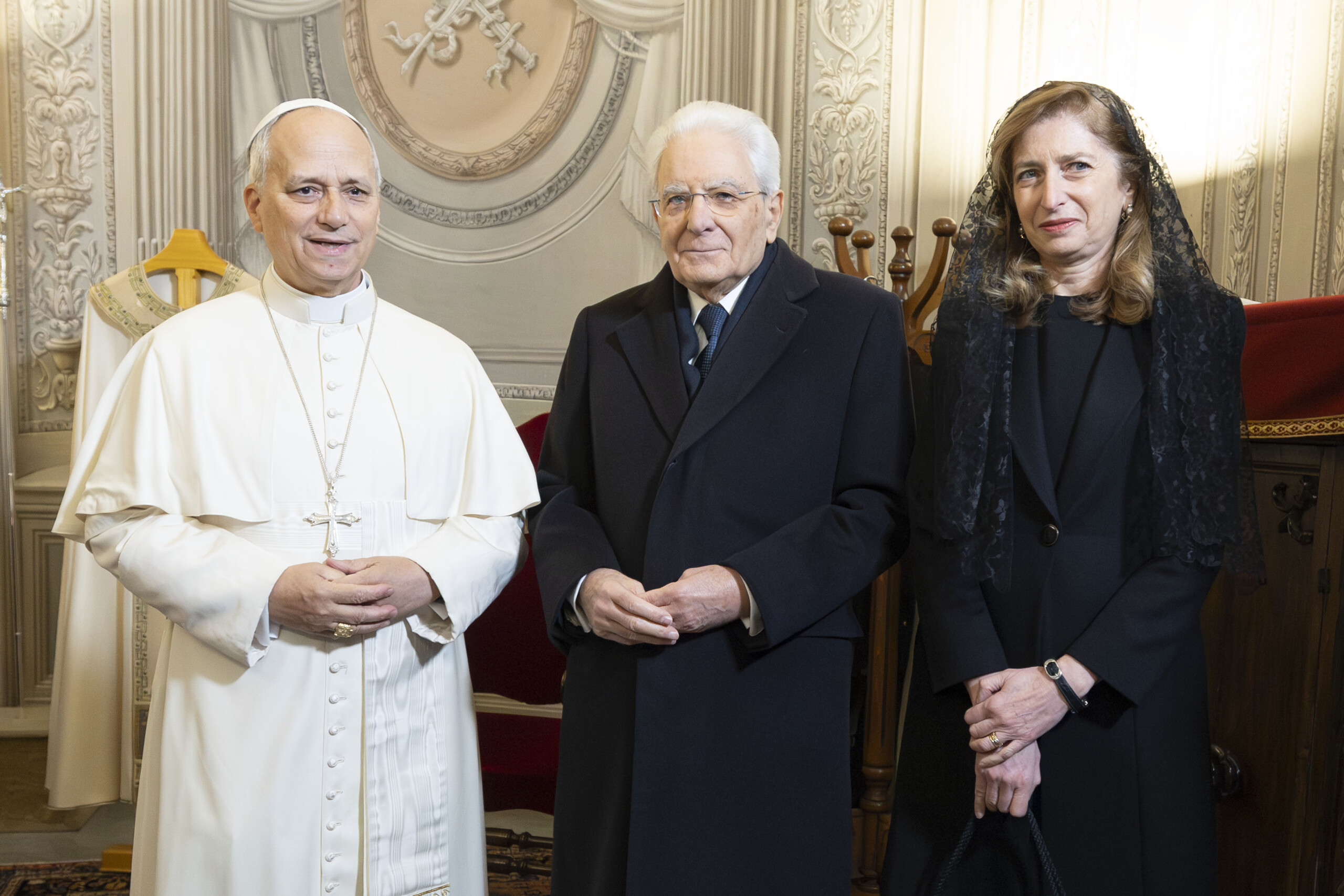 mattarella au pape leon xiv personne ne pourra rester indifferent a votre appel a la paix scaled