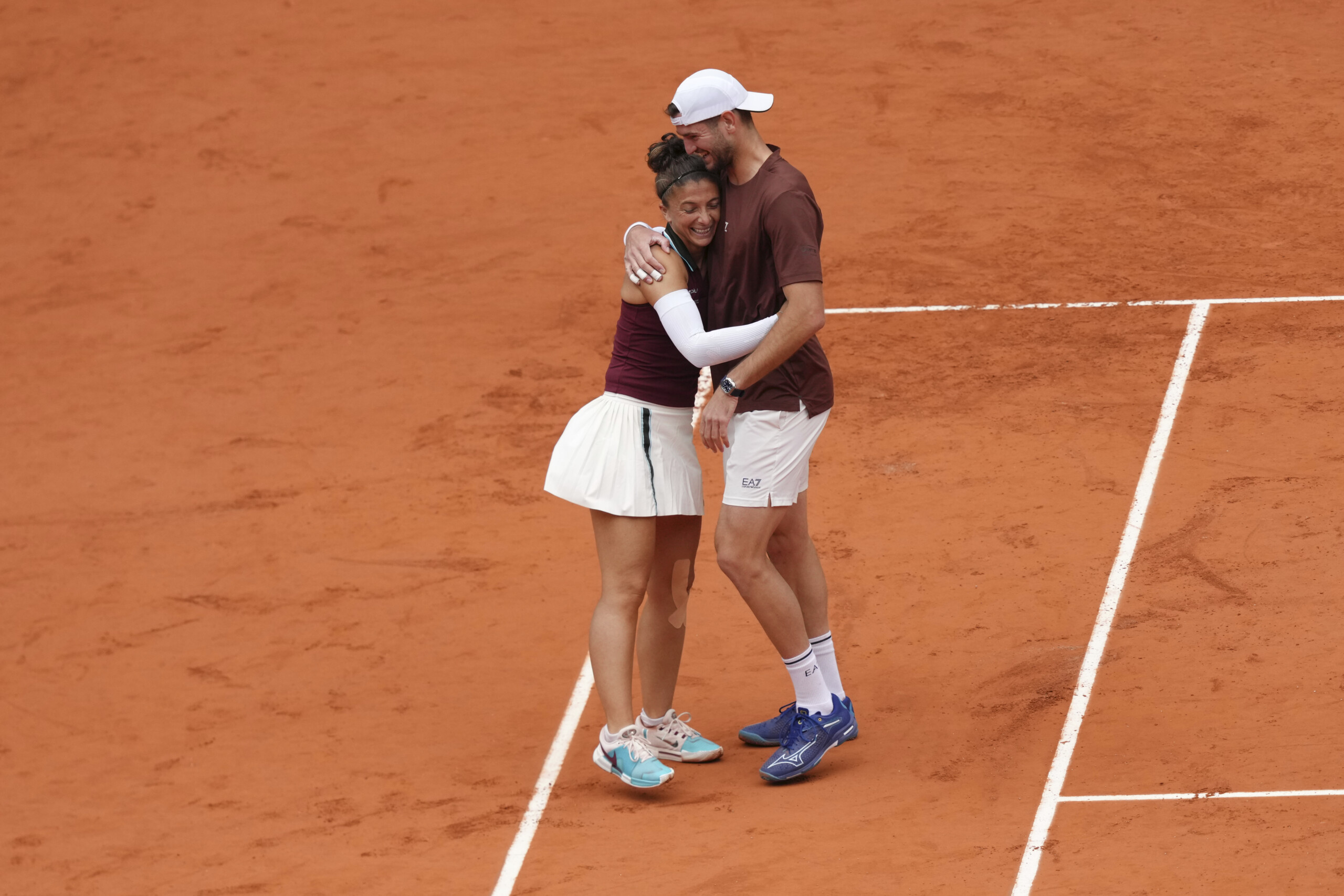 roland garros errani et vavassori en demi finale du double mixte scaled